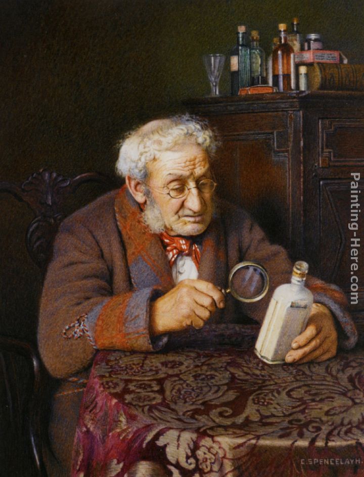 A Touch of Rheumatism painting - Charles Spencelayh A Touch of Rheumatism art painting